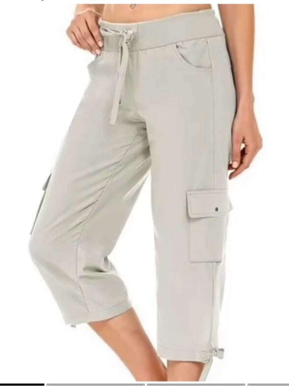 Rosvigor Womens Cargo Capris Lightweight Hiking Medium